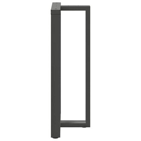 Bartafelpoten 2 st T-vormig 60x35x(110-111) cm staal antraciet 5