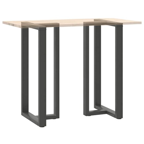 Bartafelpoten 2 st T-vormig 60x35x(110-111) cm staal antraciet 8