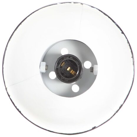 Bureaulamp industrieel rond E27 58x18x90 cm zwart 5