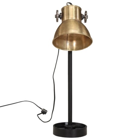 Bureaulamp 25 W E27 15x15x55 cm antiek messing 3