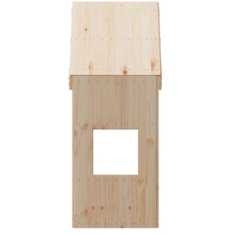 Kinderbedhuisje 55x84x132 cm massief grenenhout 4