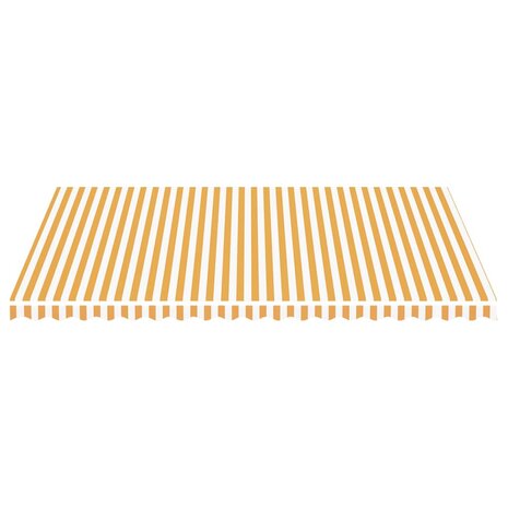 Vervangingsdoek voor luifel 5x3,5 m geel en wit 3