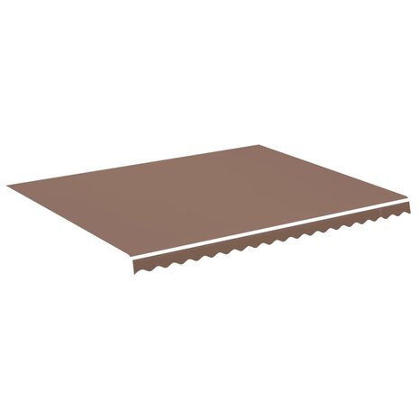 Vervangingsdoek voor luifel 4,5x3,5 m bruin 2