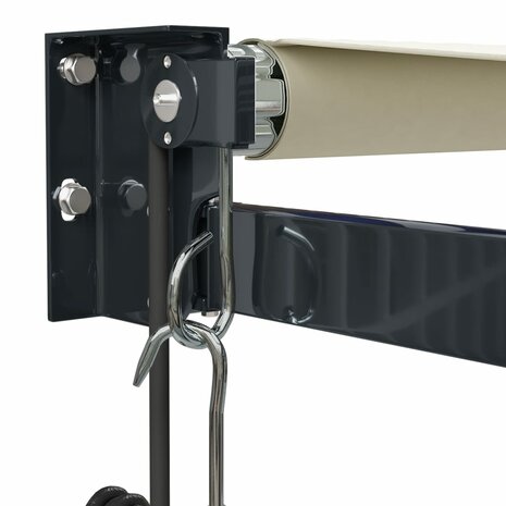 Luifel automatisch uitschuifbaar 4,5x3 m crèmekleurig 7
