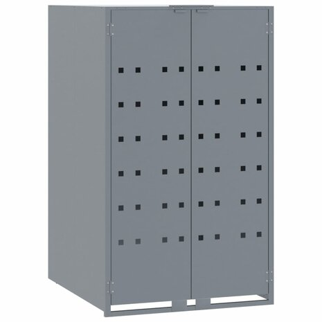 Containerberging voor 4 containers 276x79x117 cm staal grijs 4