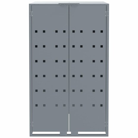 Containerberging voor 6 containers 414x79x117 cm staal grijs 5