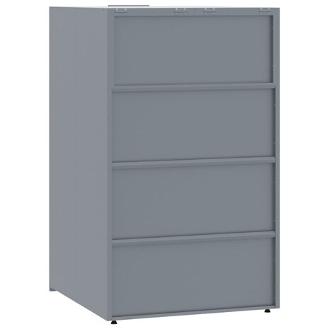 Containerberging voor 6 containers 414x79x117 cm staal grijs 7