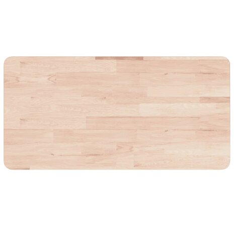 Werkbank rechthoekig 100x60x83 cm massief eikenhout 8