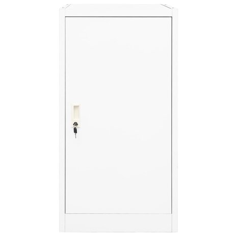 Zadelkast 53x53x105 cm staal wit    2