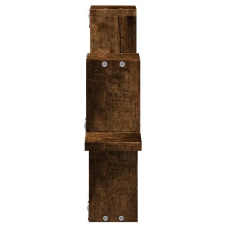 Wandschap 104,5x10x43 cm bewerkt hout gerookt eikenkleurig 6