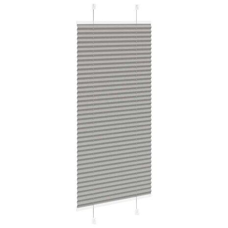 Plissé rolgordijn 60x150 cm stofbreedte 59,4 cm antraciet 4