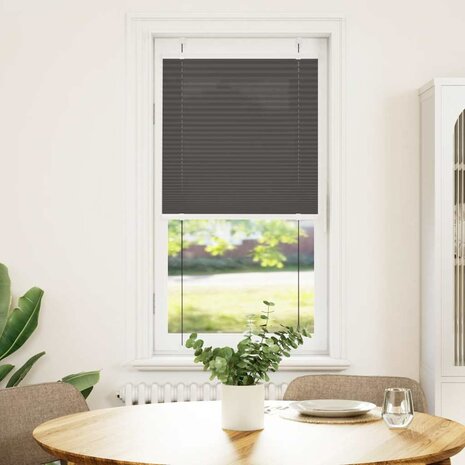 Plissé rolgordijn 60x100 cm stofbreedte 59,4 cm polyester zwart 2