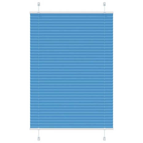 Plissé rolgordijn 85x150 cm stofbreedte 84,4 cm polyester blauw 1