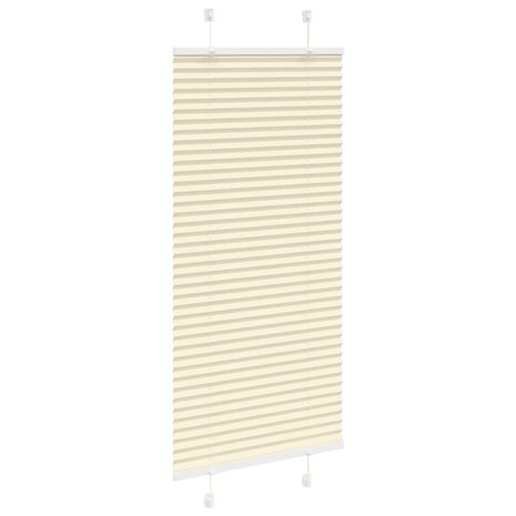 Plissé rolgordijn 60x100 cm stofbreedte 59,4 cm polyester crème 3