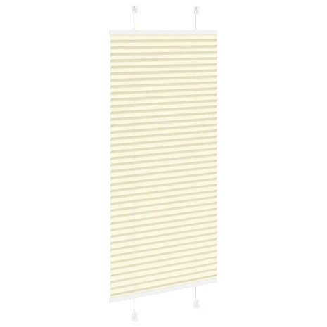 Plissé rolgordijn 60x100 cm stofbreedte 59,4 cm polyester crème 4
