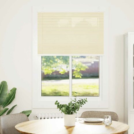 Plissé rolgordijn 95x100 cm stofbreedte 94,4 cm polyester crème 2