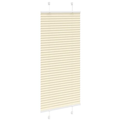 Plissé rolgordijn 65x150 cm stofbreedte 64,4 cm polyester crème 3