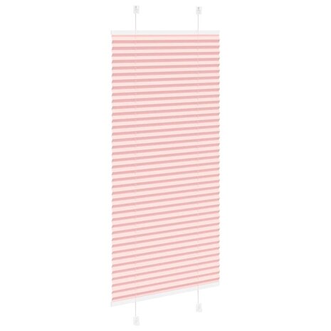 Pliss&eacute; rolgordijn 65x150 cm stofbreedte 64,4 cm polyester roze 4