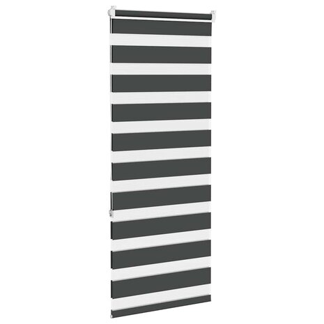 Zebra rolgordijn 65x150 cm stofbreedte 60,9 cm zwart 4