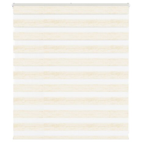 Zebra rolgordijn 135x100 cm stofbreedte 130,9 cm marmerbeige 1