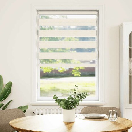 Zebra rolgordijn 85x150 cm stofbreedte 80,9 cm marmerbeige 2