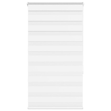 Zebra rolgordijn 75x150 cm stofbreedte 70,9 cm polyester wit 1