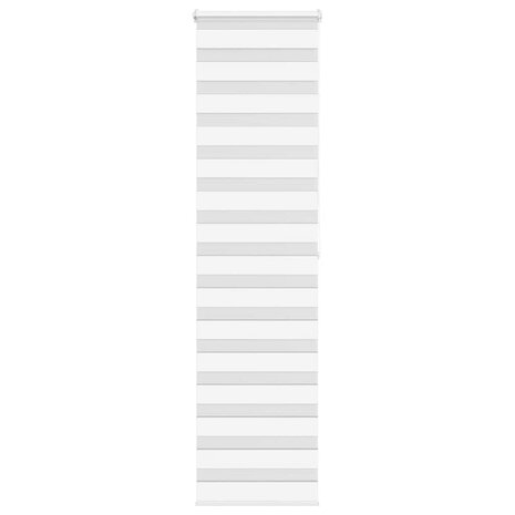 Zebra rolgordijn 60x200 cm stofbreedte 55,9 cm polyester wit 1