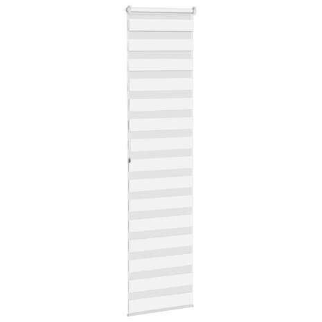 Zebra rolgordijn 60x200 cm stofbreedte 55,9 cm polyester wit 4