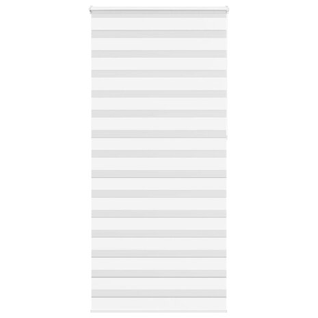 Zebra rolgordijn 105x230 cm stofbreedte 100,9cm polyester wit 1