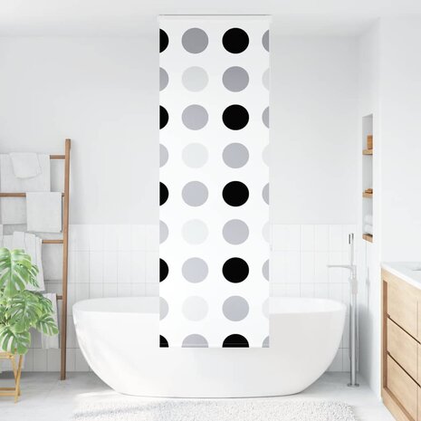Doucherolgordijn met cassette 70x240 cm stofbreedte 66 cm 2