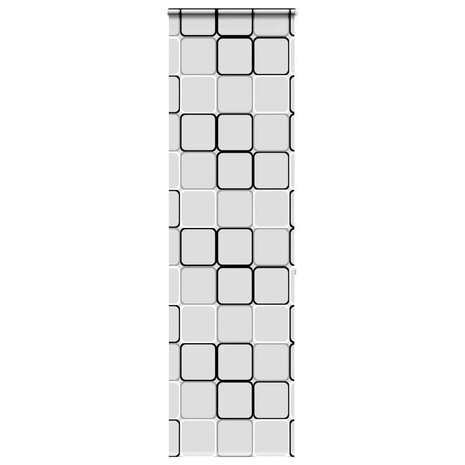 Doucherolgordijn met cassette 70x240 cm stofbreedte 66 cm 1