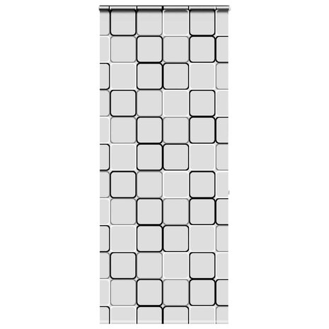 Doucherolgordijn met cassette 110x240 cm stofbreedte 106 cm 1