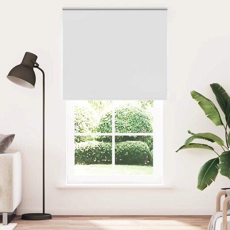 Rolgordijn verduisterend 130x230 cm stofbreedte 126,6 cm wit 2