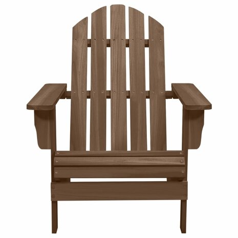 Tuinstoel hout bruin 2