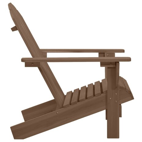 Tuinstoel hout bruin 3