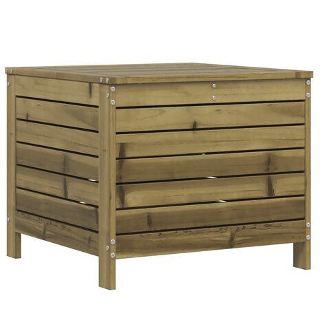 Tuinvoetenbank 62x63,5x53,5 cm geïmpregneerd grenenhout 2