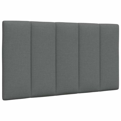 Hoofdbordkussen 80 cm stof donkergrijs 1