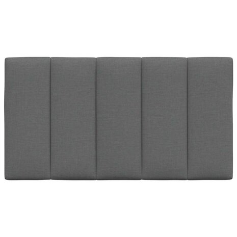 Hoofdbordkussen 80 cm stof donkergrijs 4