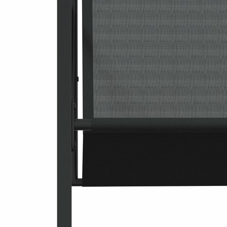 9-delige Tuinset textileen zwart 7