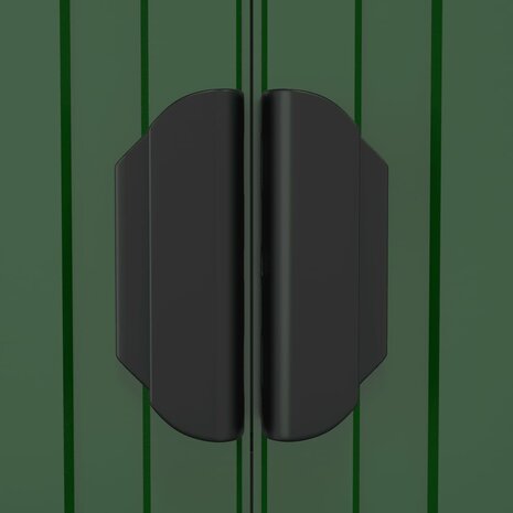 Tuinschuur 192x191x223 cm gegalvaniseerd staal groen 7