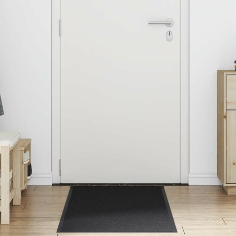 Deurmat 60x180 cm zwart 2