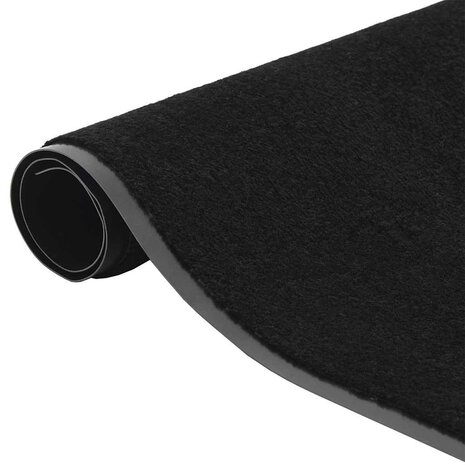 Deurmat 60x180 cm zwart 4