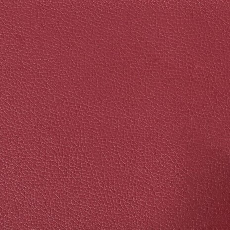 Driezitsbank Chesterfield-stijl kunstleer wijnrood 8