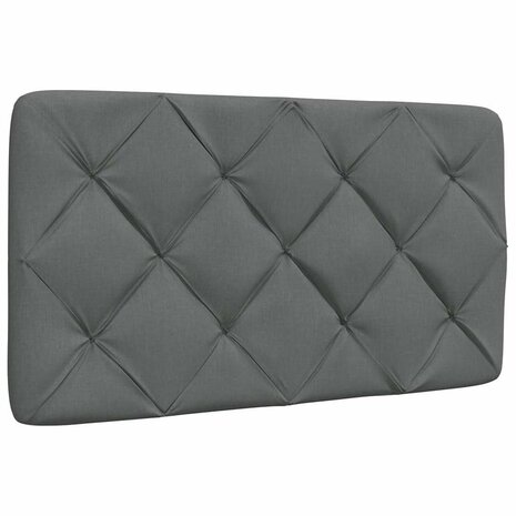 Bed met matras stof donkergrijs 80x200 cm 9