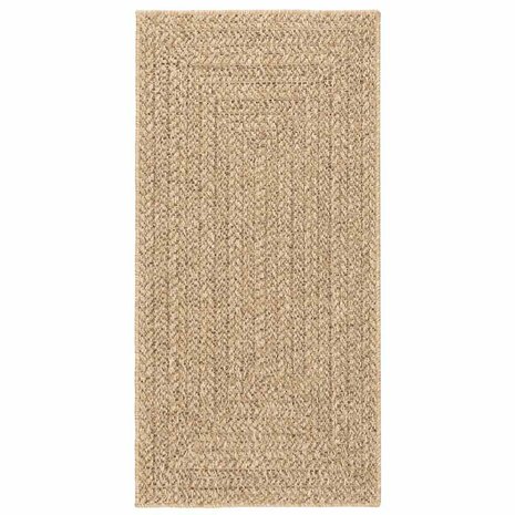 Vloerkleed ZIZUR binnen en buiten 60x110 cm jute look 4