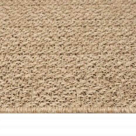 Vloerkleed ZIZUR binnen en buiten 60x110 cm jute look 7
