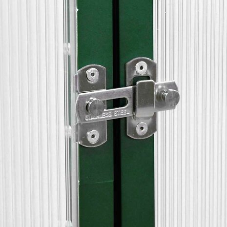 Tuinkas met basisframe 169x169x195 cm aluminium groen 8