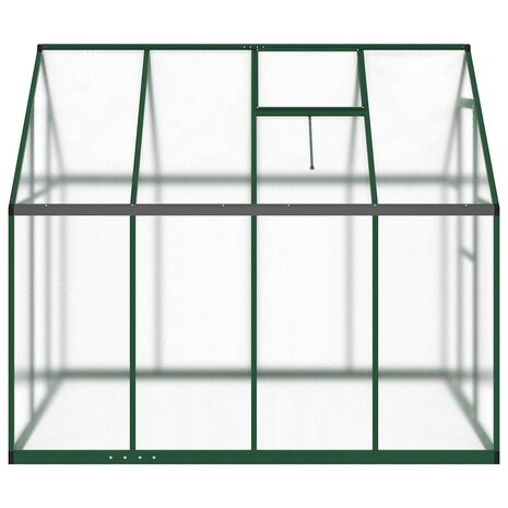 Tuinkas met basisframe 224x169x195 cm aluminium groen 4