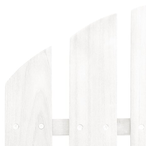 Tuinschommelstoel hout wit 5