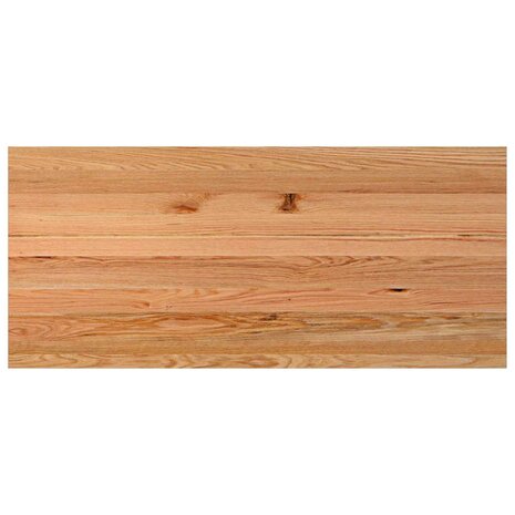 Eettafel met natuurlijke rand 220x80x74 cm massief eikenhout 7